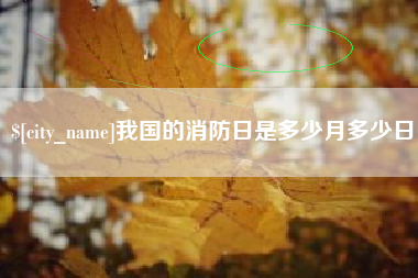 许昌我国的消防日是多少月多少日