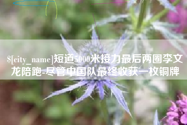 许昌短道5000米接力最后两圈李文龙陪跑-尽管中国队最终收获一枚铜牌