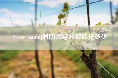 许昌消防大学分数线是多少
