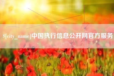 许昌中国执行信息公开网官方服务
