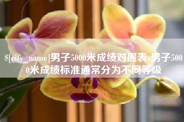 许昌男子5000米成绩对照表-男子5000米成绩标准通常分为不同等级