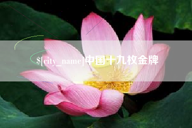 许昌中国十九枚金牌
