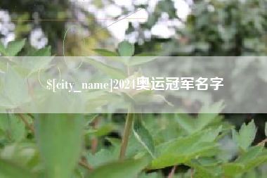 许昌2024奥运冠军名字