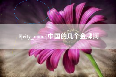 许昌中国的几个金牌啊