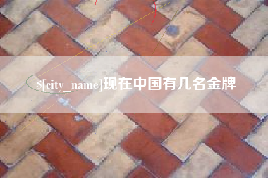 许昌现在中国有几名金牌