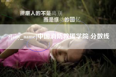 许昌中国消防救援学院 分数线