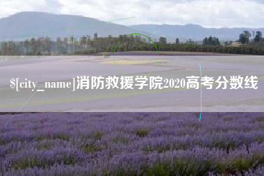 许昌消防救援学院2020高考分数线