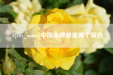 许昌中国金牌都是哪个项目
