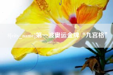 许昌第一波奥运金牌“九宫格”