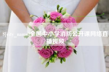 许昌全国中小学消防公开课网络直播视频