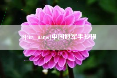 许昌中国冠军手抄报