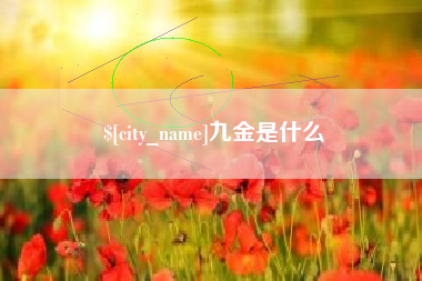 许昌九金是什么