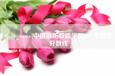 许昌中国消防救援学院2021年招生分数线