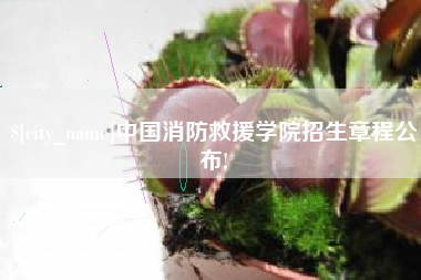 许昌中国消防救援学院招生章程公布!
